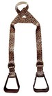 Heavy duty nylon adjustable buddy stirrups with a Cheetah print – The