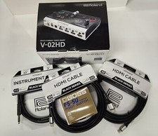 Roland V-02HD-PAC1 Video Mixer Bundle B-Stock/Original Box 