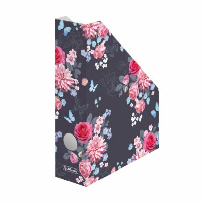 5x Herlitz Stehsammler / Stehordner / DIN A4 / ''LadyLike Flowers''