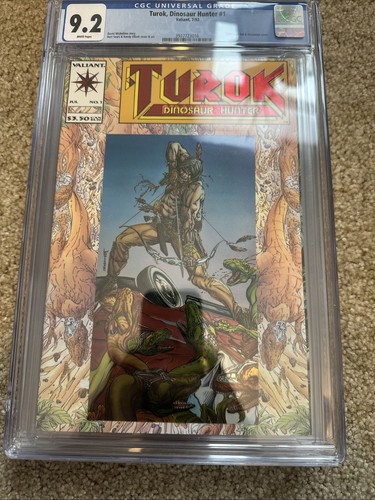 Turok, Dinosaur Hunter #1 CGC 9.2 - embossed foil and chromium cover