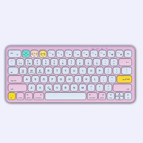 Bluetooth keyboard Rechargeable ultrathin Portable mute mini for iOS Win Android - Picture 3 of 17