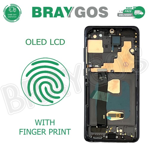 For Samsung Galaxy S20 ULTRA G988 OLED LCD Display Touch Screen Digitizer Frame - Picture 2 of 4