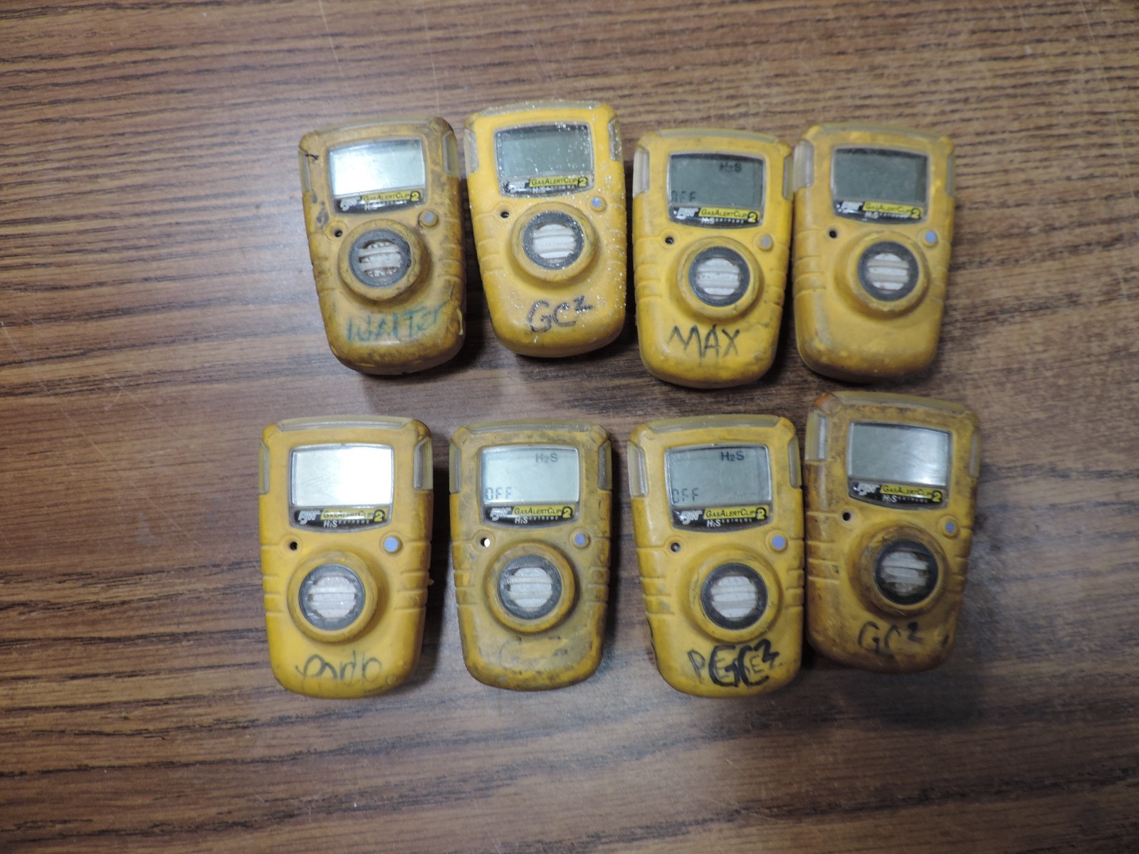 8 BW Gas Alert Clip 2 H2s Extreme Gas Detector SOLD ASIS LOT OF 8 eBay