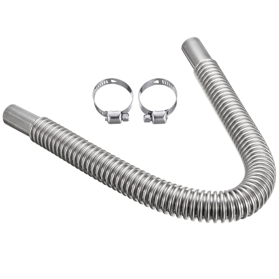 Heater Exhaust Pipe Stainless Steel Exhaust Tubing Flexible Exhaust