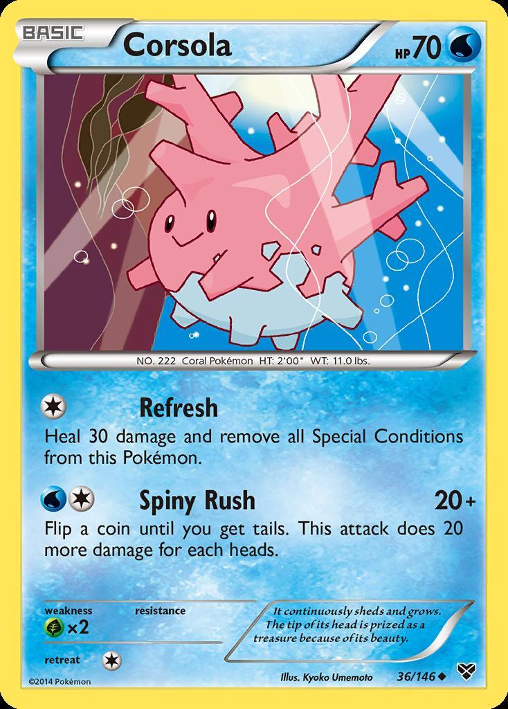 Pokemon Corsola (36/159) XY LP