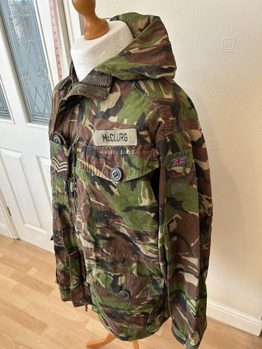 Chaqueta de combate British Army Smock a prueba de viento Woodland DP talla 180/104 - Imagen 2 de 4