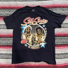 Silk Sonic tour Bruno mars short sleeve black color shirt KV34357