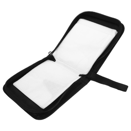Mini Disk Holder Capacity Storage CD Bag Travel Office Case Thin Organizer - Afbeelding 2 van 12