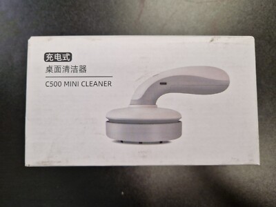 Desktop Staubsauger Mini Reiniger, wiederaufladbar - grau UK Verkäufer     