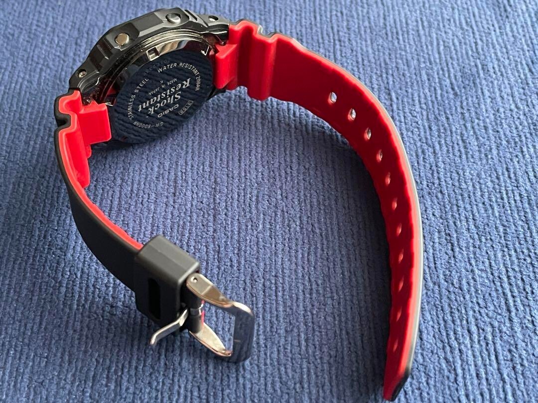 Casio G-shock Black Red Series Gw-5000hr-1jf Mens Japan Casio G-shock Black Red Series Gw-5000hr-1jf Mens Japan