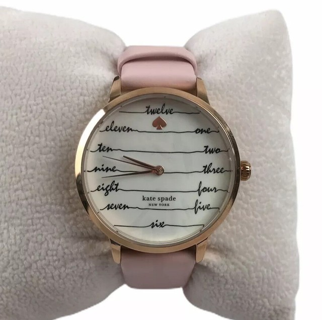 metro vachetta leather hybrid watch