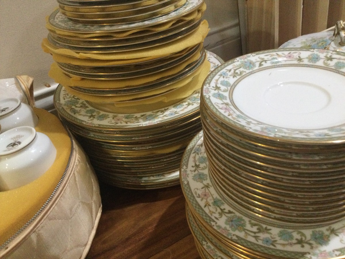 Noritake Bone China 9704 Sakura 4pc side plates 6'' Floral