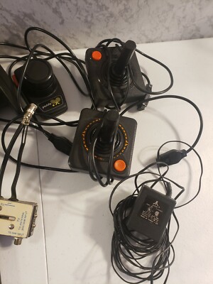 Atari 2600 初期型 木目モデル 本体 レトロゲーム ヴィンテージ Vintage Atari 2600 Woodgrain Console Lot With Games And