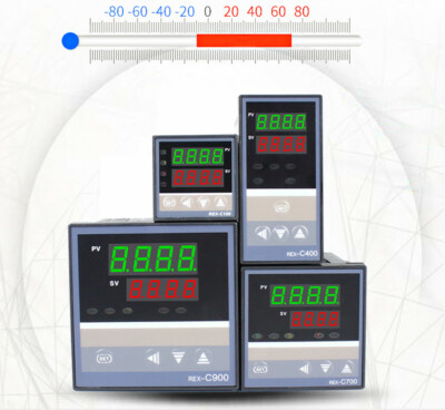 Intelligent Digital Display Temperature Controller REX-C100 / C400 / C700 / C900