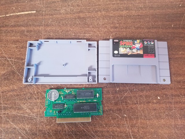 Twisted Tales of Spike McFang SNES Cart only Authentic