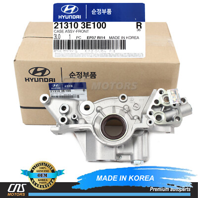 GENUINE Engine Oil Pump for 2006-2010 Santa Fe Optima Rondo 2.7L OEM 213103E100