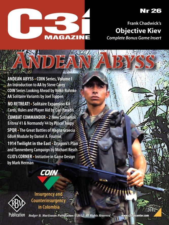 GMT C3i Mag 26 Andean Abyss, Command & Colorees Scenario, Objective Kiev Mag NM GMT C3i Mag 26 Andean Abyss, Command & Colorees Scenario, Objective Kiev Mag NM