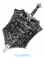 BO-C-2 Crusader Knight Medieval Costume Weapon Shield & Sword Set