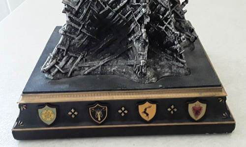 * GAME OF THRONES Iron Throne Replica Bookend, The Noble Collection Official HBO - Picture 4 of 8