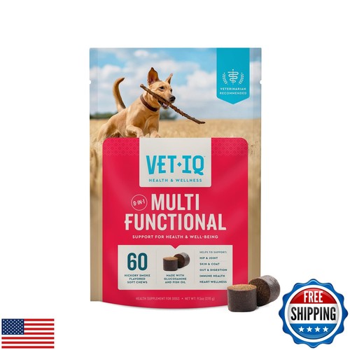 VetIQ 8-in-One Multifunctional Supplement for Dogs, Supports Hip and Joint, U