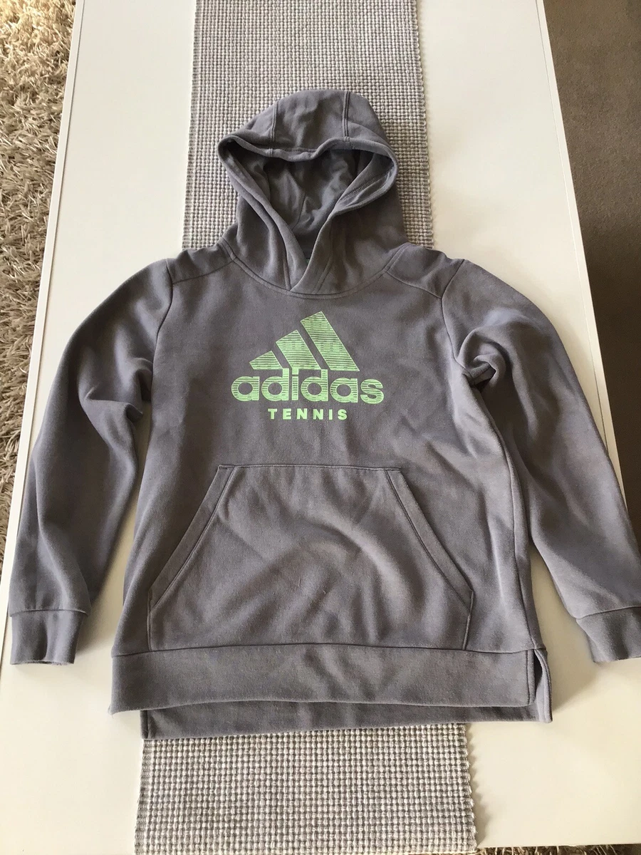 Boys grey adidas hoodie sale
