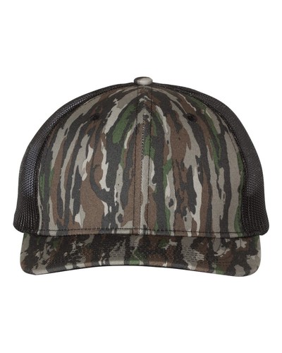 Richardson Patterned Snapback Trucker Cap with Custom Embroidery - Picture 32 of 34