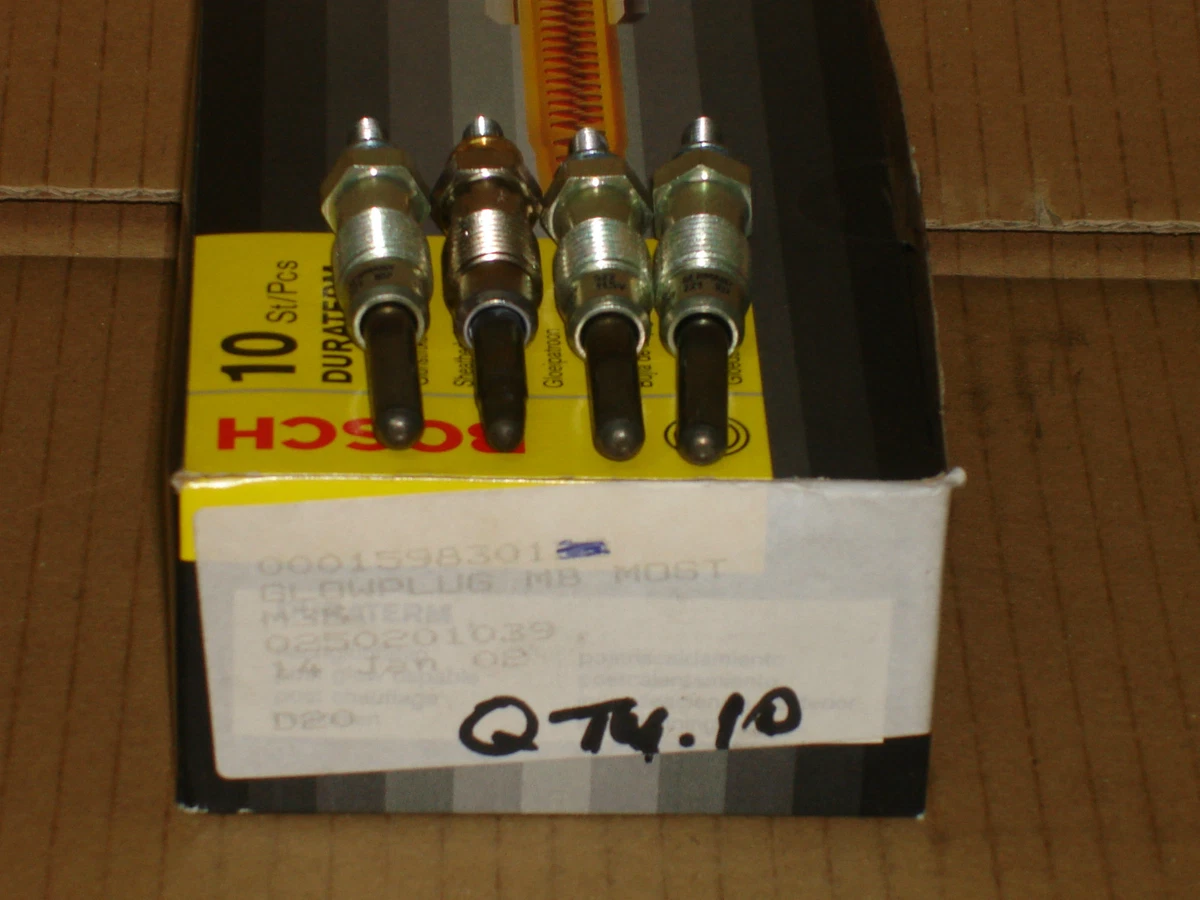 MERCEDES 190 D GLOW PLUGS SET OF 4 . 0001598301 | eBay