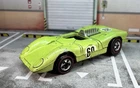 Hot Wheels Redline 1973 Lime Green Enamel Ferrari 312P HK - Rare! Vintage