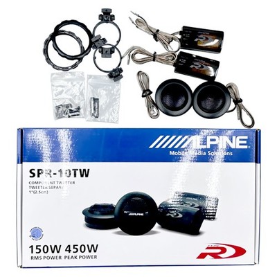 Alpine SPR-10TW 1'' Component Tweeter 1inch Car Tweeters Type-R Alpine Tweeter US