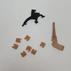 Vintage Playmobil Castle Parts - Lot of 9 Random Connectors & Wall Hook