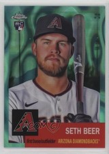 2022 Topps Chrome Platinum Anniversary Aqua Lava Refractor /299 Seth Beer 0ti4