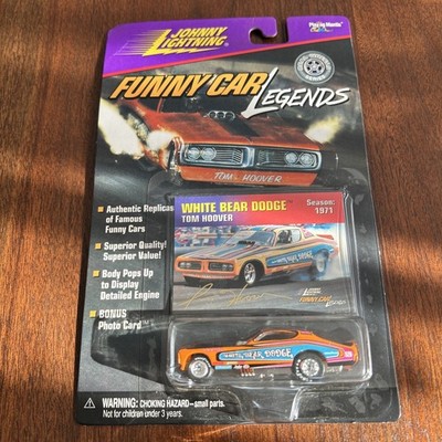 Johnny Lightning Funny Car Legends white Bear Dodge