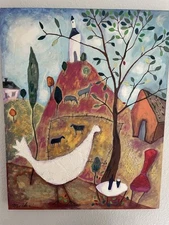 Michi Susan Mixed Media Oil On Canvas