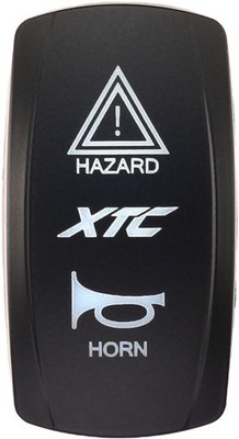 XTC Power Dash Switch Rocker Face Plate XTC Hazard/Horn