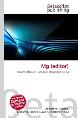 Mg (editor) Lambert M. Surhone