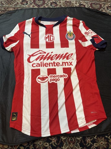 Puma Chivas De Guadalajara 2024/25 Authentic Home Jersey 706187-01 Men's Size S