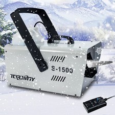 1500W Snow Machine Stage Snowflake Maker for Christmas Party Snow Decor w/Remote
