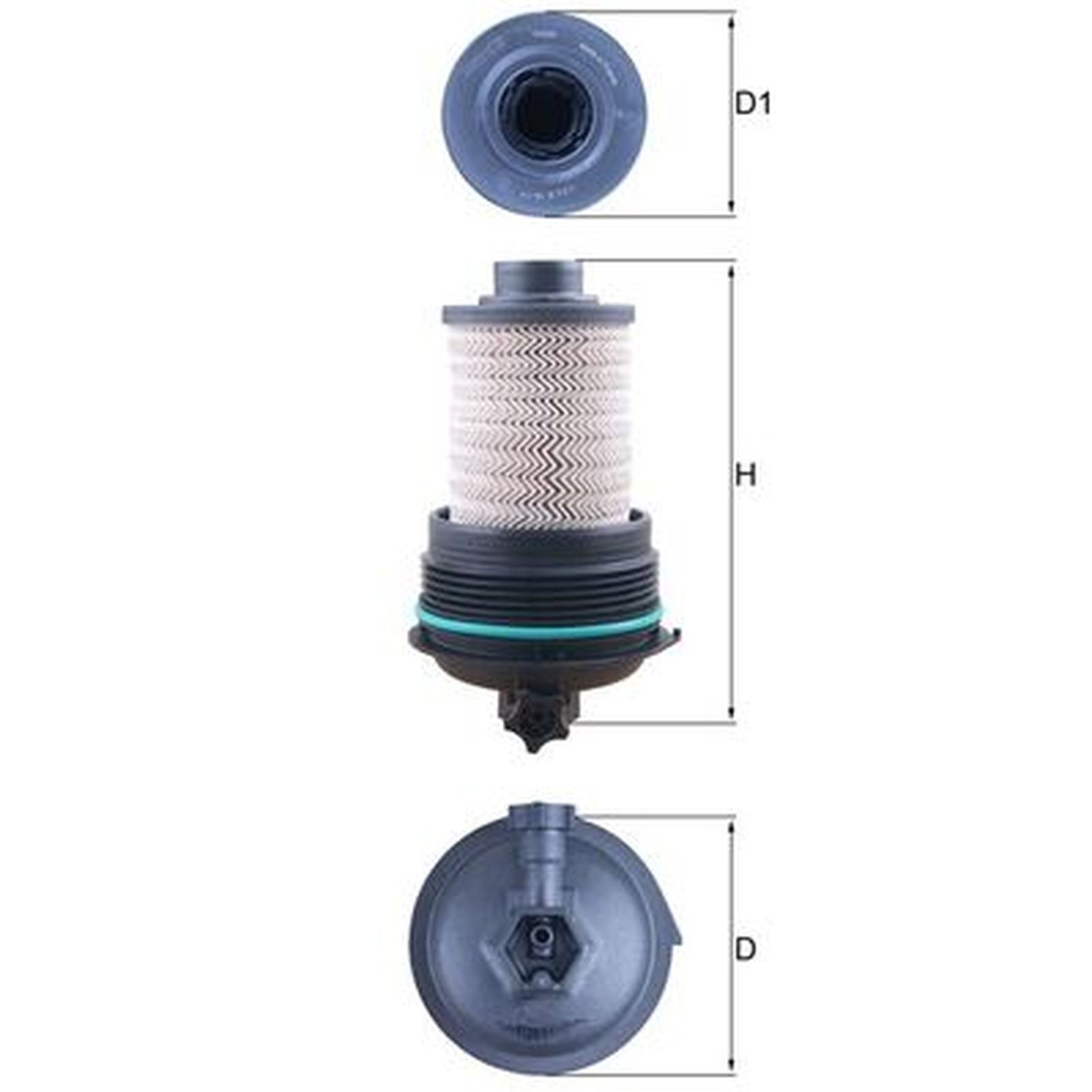 ORIGINAL® Knecht Kraftstofffilter für Ford TRANSIT CUSTOM V362 Kasten TRANSIT