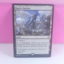 MTG LP Karn's Bastion Land War of the Spark Regular Magic The Gathering