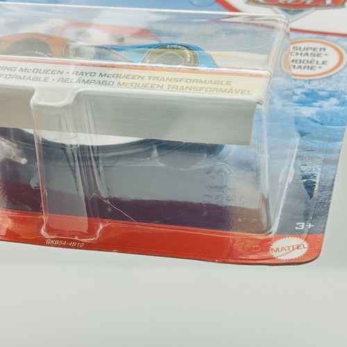 Disney Pixar Cars - SUPER CHASE TRANSFORMING LIGHTNING MCQUEEN - 1:55 Diecast - Picture 3 of 5