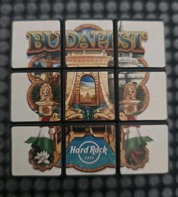 Hard Rock Cafe Budapest Rubik Würfel Puzzle. 