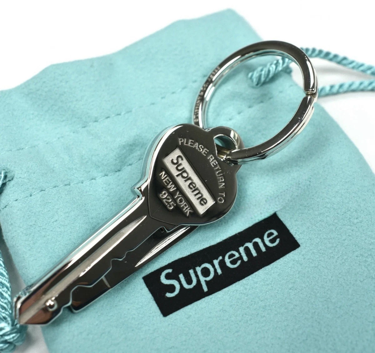 Supreme Silver Key Chains, Rings & Cases for Men for sale | eBay