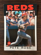 1986 Topps #1 PETE ROSE NM- MT or BETTER  * A1026429