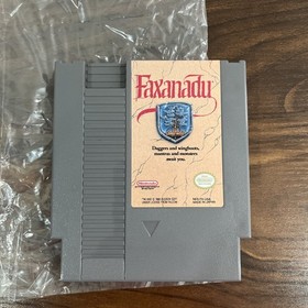 Faxanadu (Nintendo NES) 1989 casi completo en caja original sin espuma de poliestireno