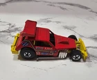 Vintage 1978 Hot Wheels Red Greased Gremlin AMC Red Race Car Hong Kong Blackwall