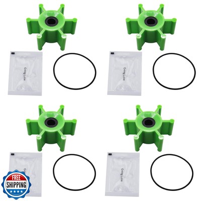 4PC 6303-0007-P Polyurethane Impeller with O-Ring Kit and Lubrication Replace