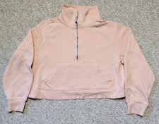 Lululemon Scuba Oversized FunnelNeck Half-ZipPeach Satin XL/XXL