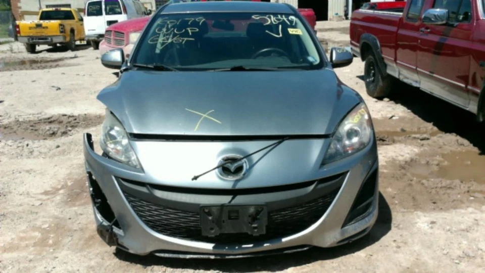 Driver Side View Mirror Power Heated Without Signal Fits 10-13 MAZDA 3 4274362 Foto 3 de 4