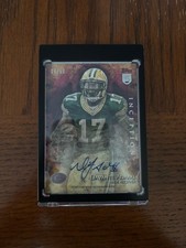 2014 Topps Inception - Rookie Autographs Davante Adams /50 Rookie On Card Auto. rookie card picture
