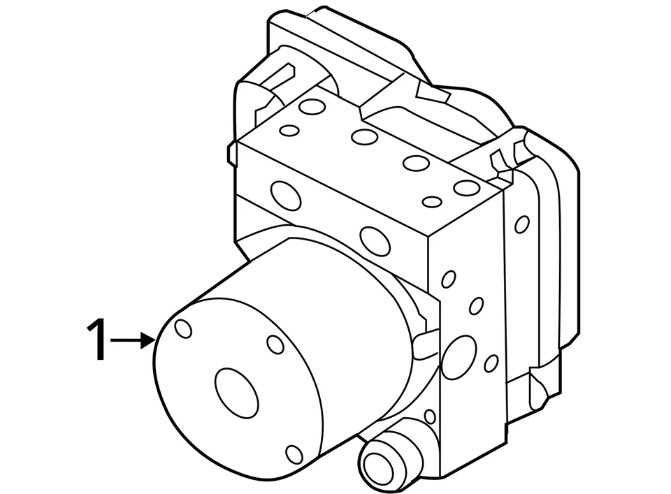 Pieza de freno antibloqueo ABS de fabricante de equipos originales sin frenado automático se adapta a 17 CADENZA 1276750 Foto 4 de 4